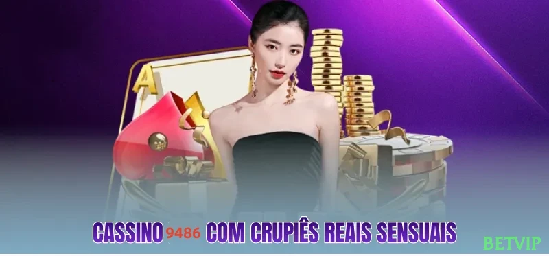 Imagem promocional do cassino online da betvip mostrando jogos ao vivo